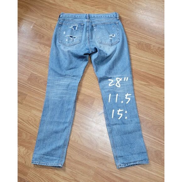 Rag & Bone Boyfriend Distressed Jean 25 - Picture 5 of 10